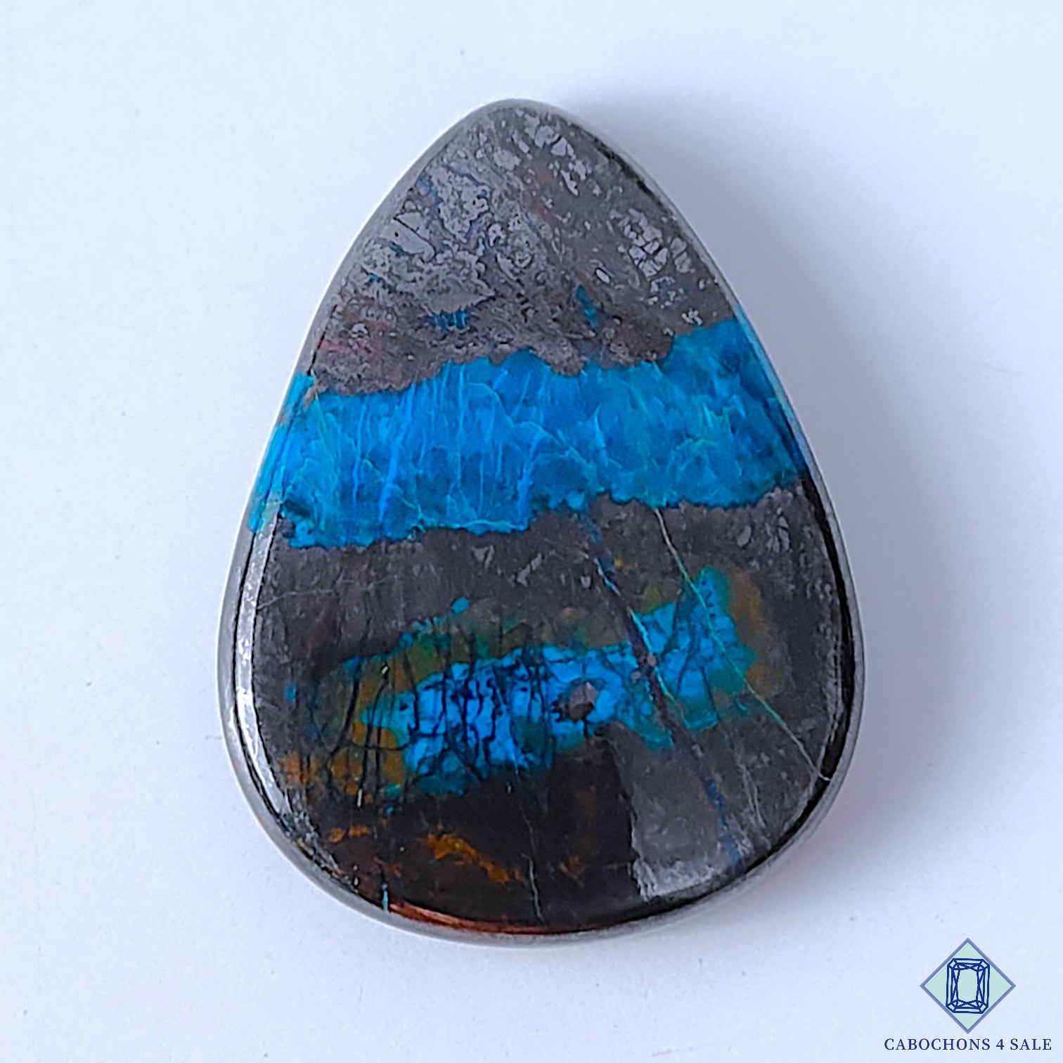 Gun Metal Azurite