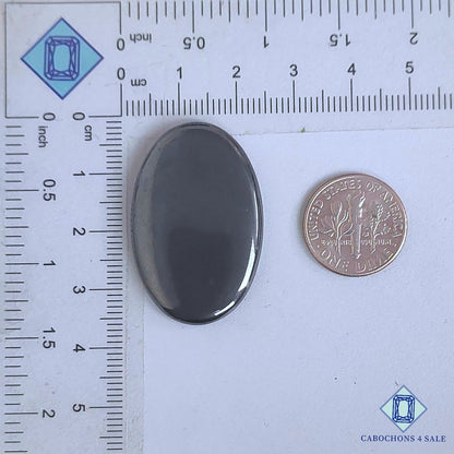 Cabujones de hematita natural en forma de pera, 35 x 22 x 4 mm, de Brasil, disponibles para la venta.