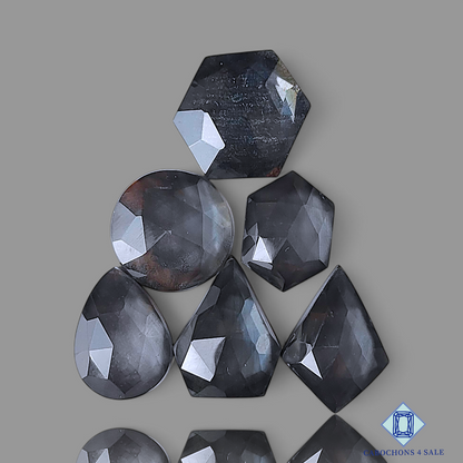 Hematite + Crystal Quartz Doublet