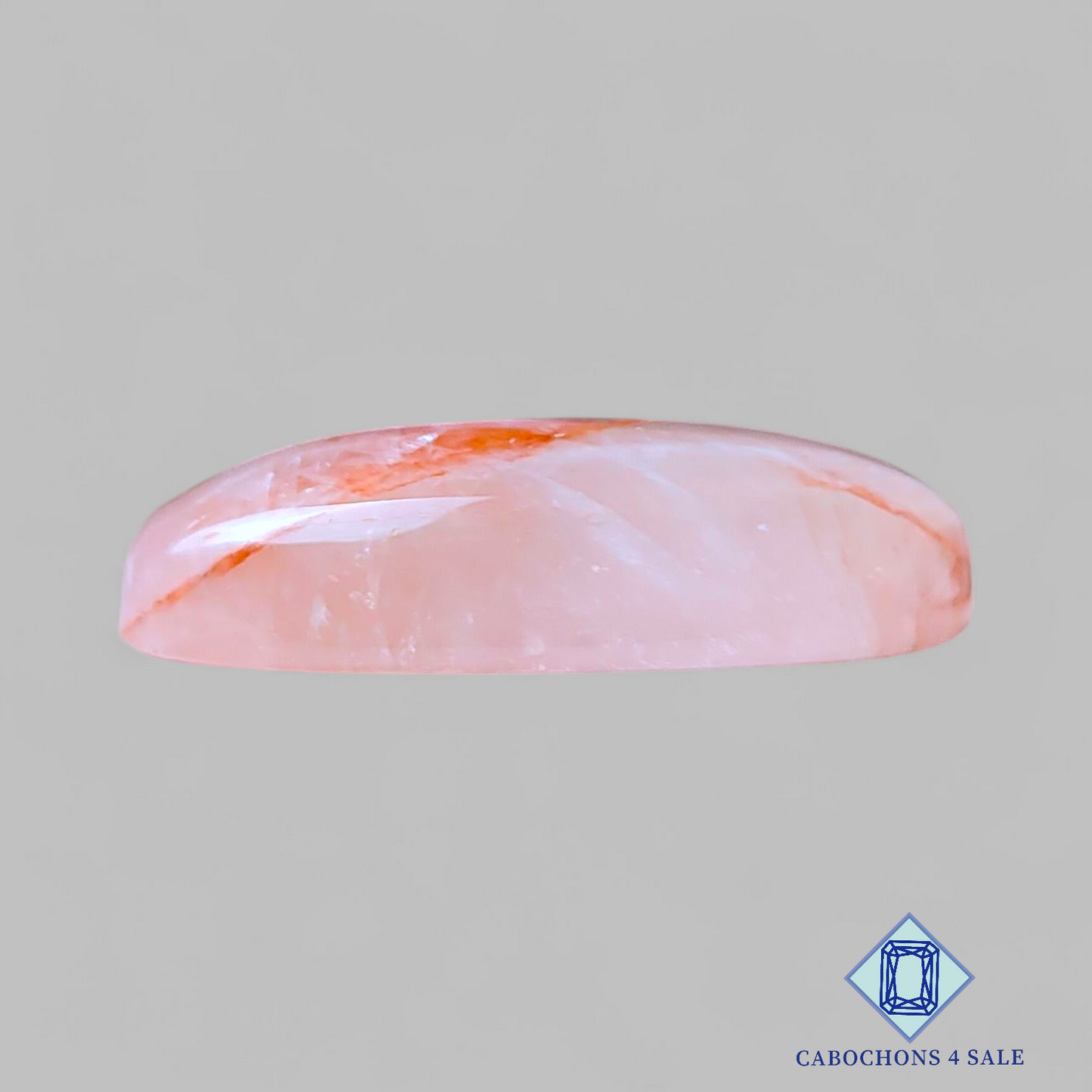 Hematite Quartz Oval Cabochons