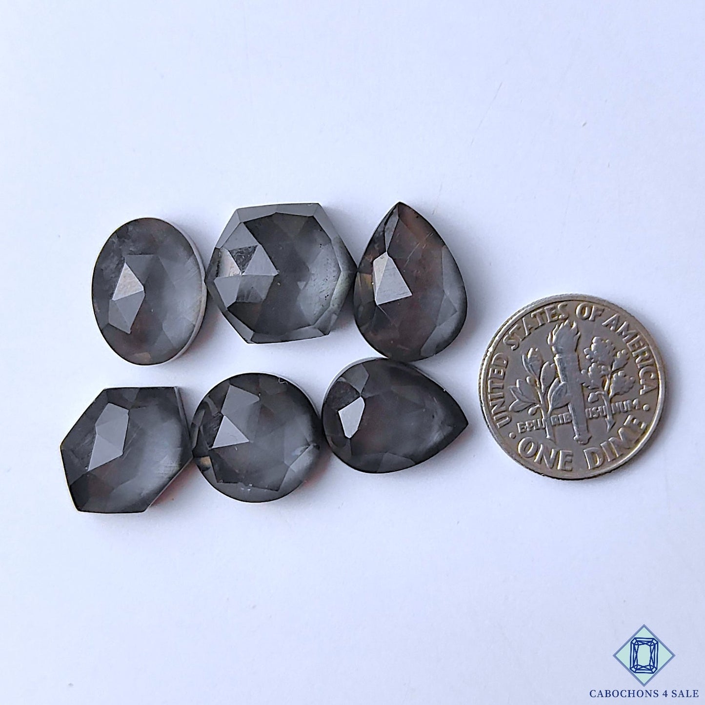 Hematite Quartz Doublets