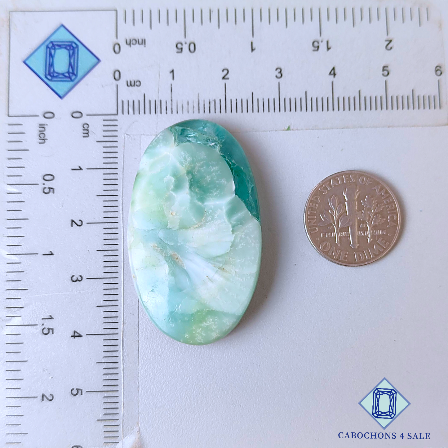 Hemimorphite Oval Cabochons 40*24*7mm