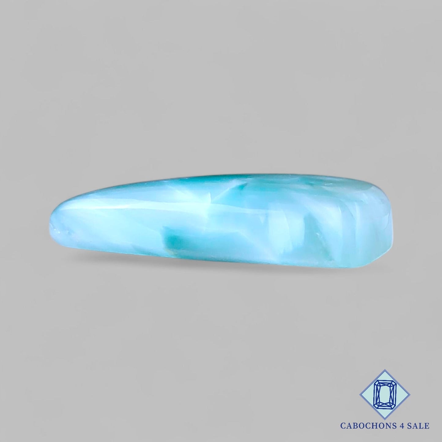 Natural Hemimorphite Gemstone  Pear Cabochons 28*15*6mm from Mexico available for sale