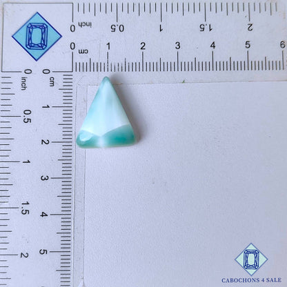Natural Hemimorphite Gemstone  Triangle Cabochons 20*17*5mm from Mexico available for sale