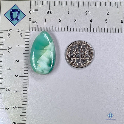 Hemimorphite Pear Cabochons