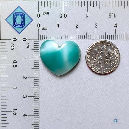 Hemimorphite Heart Carvings