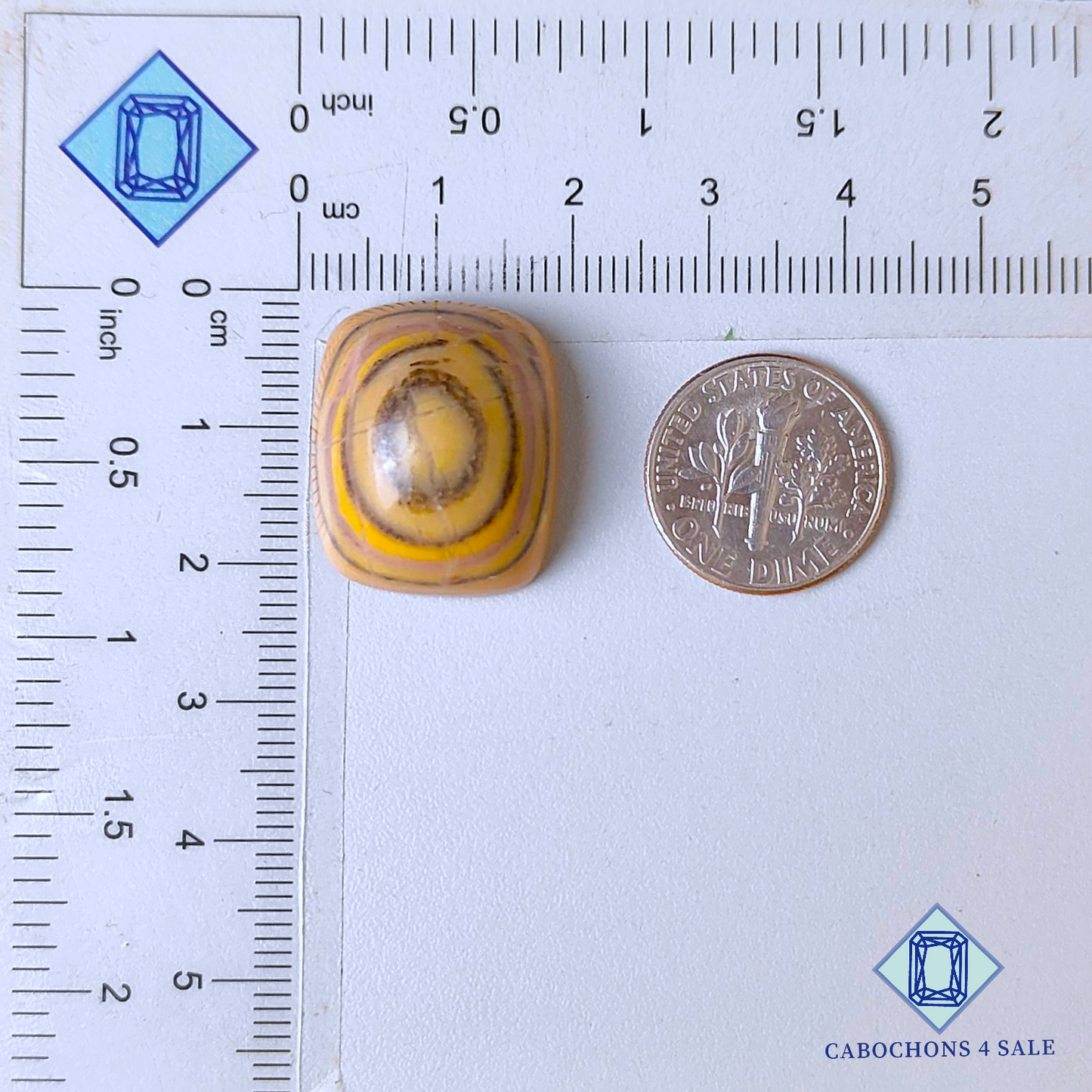 Hickoryite Jasper Rectangle Cabochons