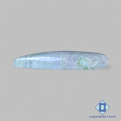 Horse Canyon Moss Agate Pear Cabochons