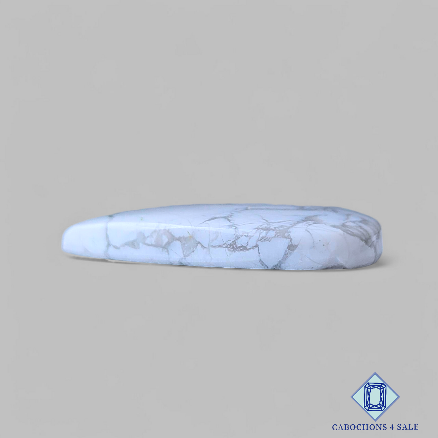 Howlite Pear Cabochons