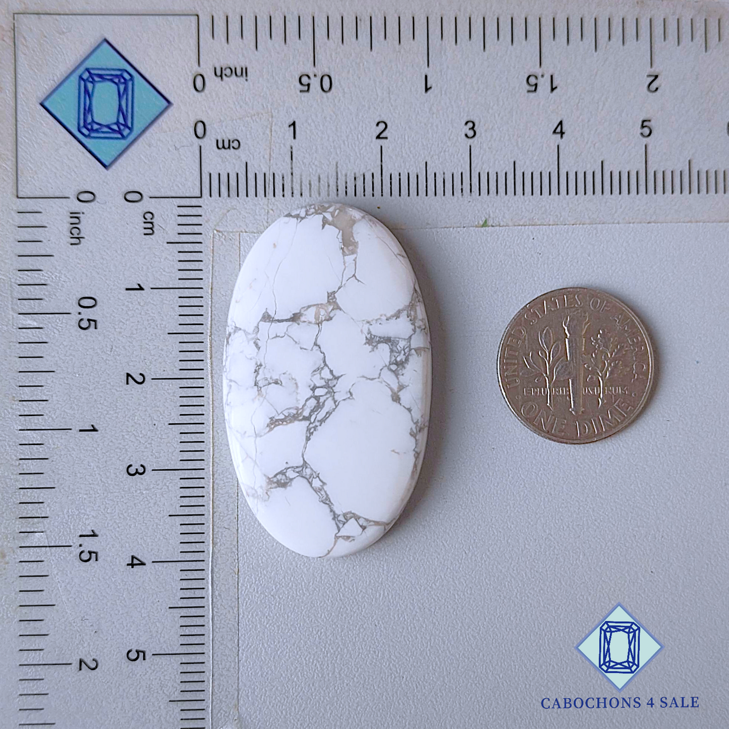 Howlite Oval Cabochons
