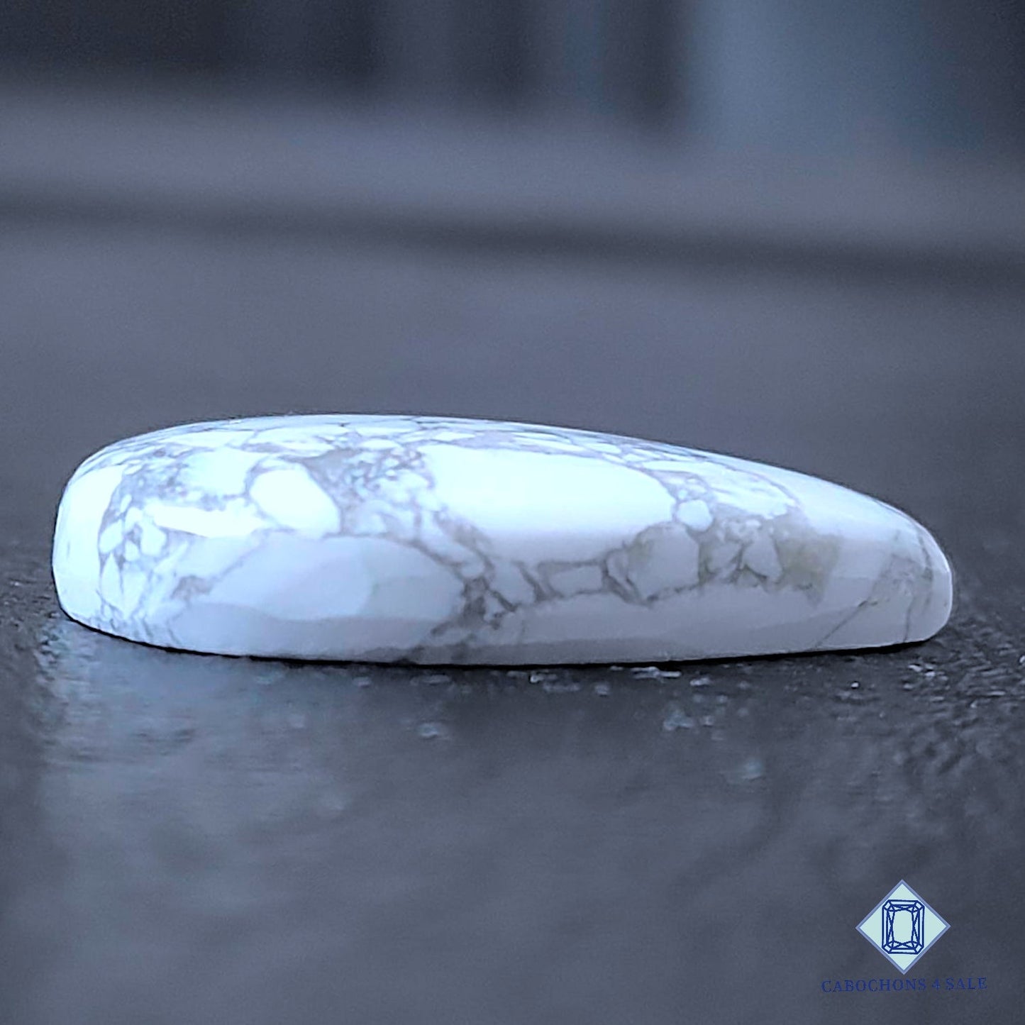 Natural Howlite Gemstone  Pear Cabochons 28*20*6mm from California available for sale