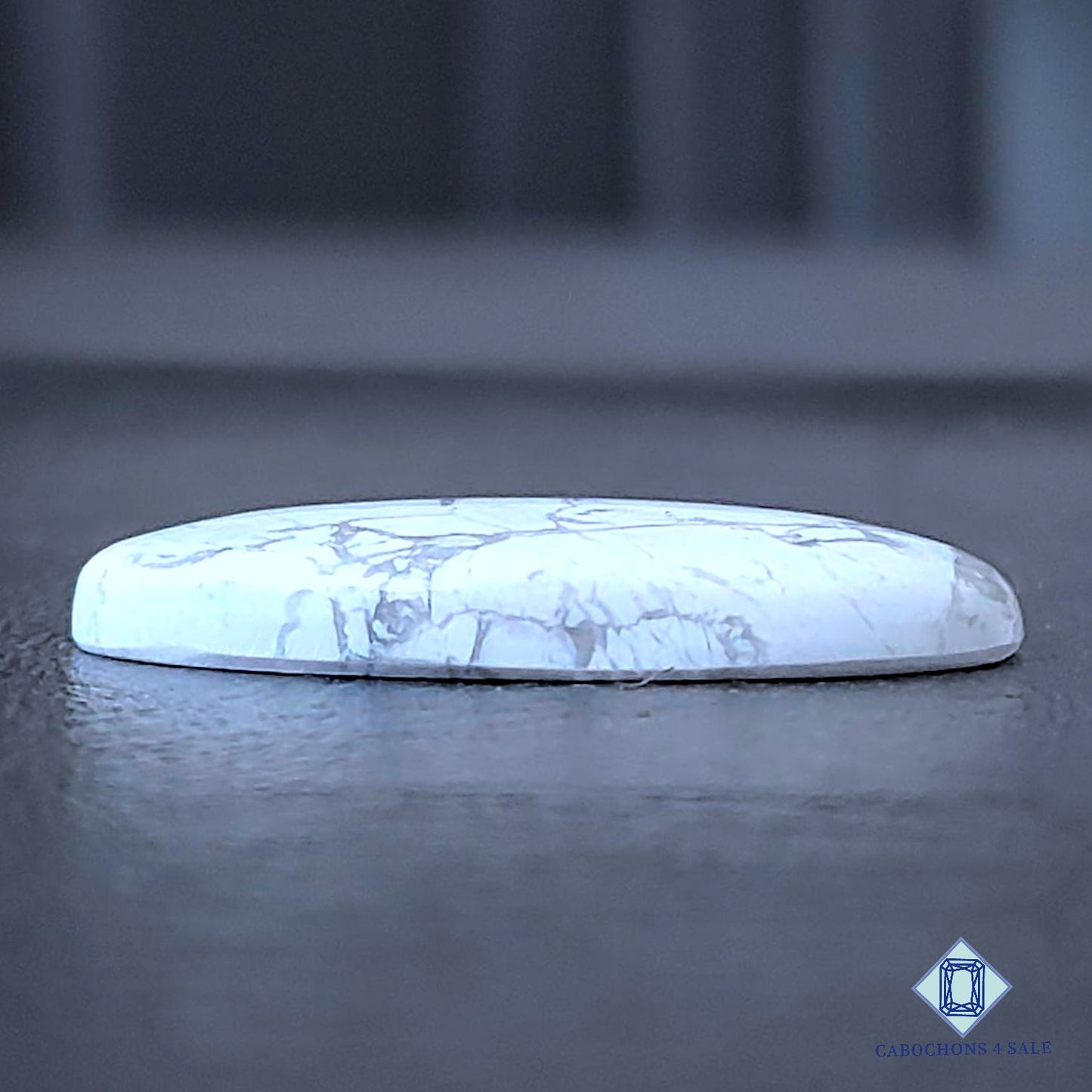 Natural Howlite Gemstone  Oval Cabochons 35*19*5mm from California available for sale