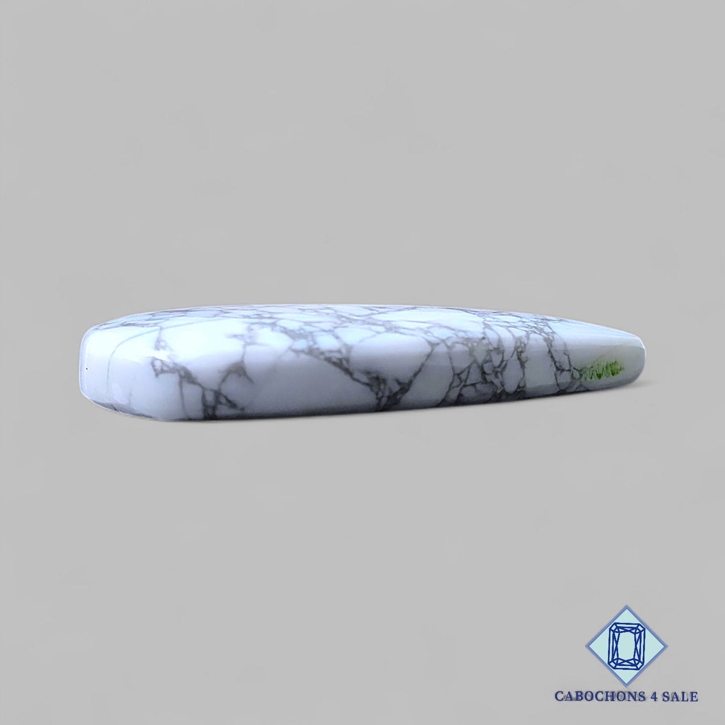 Natural Howlite Gemstone  Pear Cabochons 44*30*6mm from California available for sale