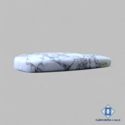 Natural Howlite Gemstone  Pear Cabochons 44*30*6mm from California available for sale