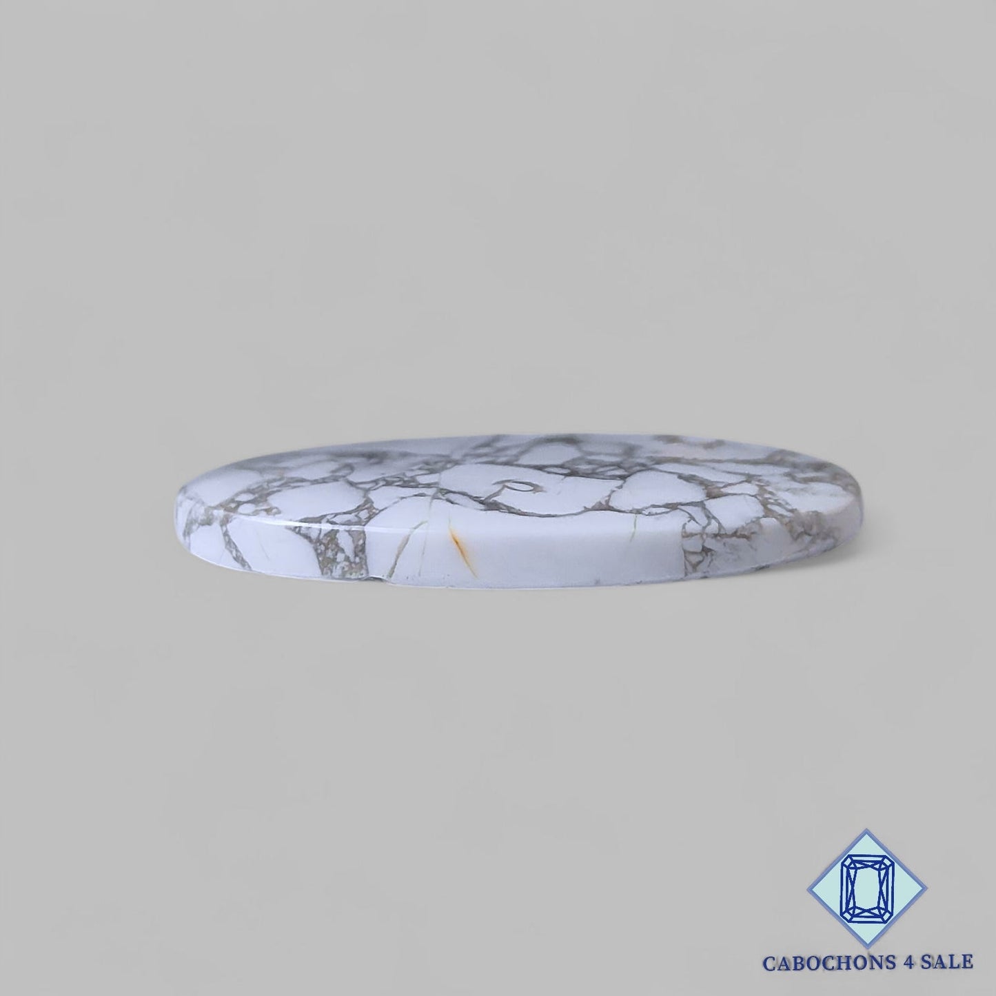 Natural Howlite Gemstone  Oval Cabochons 41*25*4mm from California available for sale