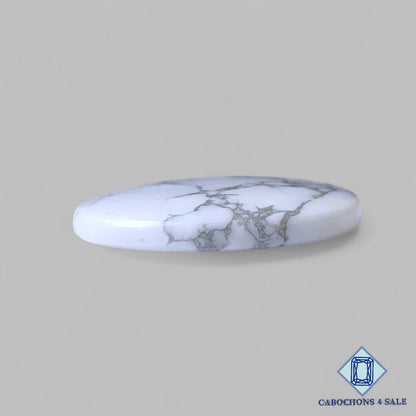 Natural Howlite Gemstone  Oval Cabochons 34*28*5mm from California  available for sale