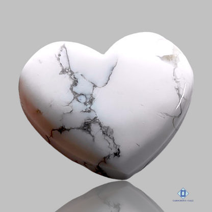 Howlite-Heart-Cabochons