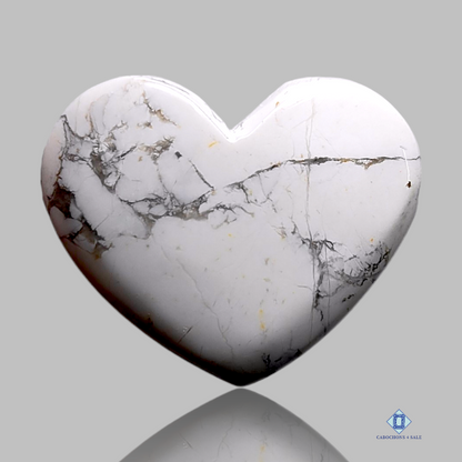 Howlite-c4sw1597-Heart-white-Cabochons