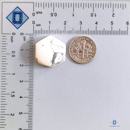 Howlite Hexagon Cabochons