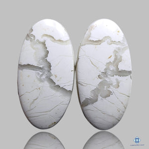Howlite Oval Pairs
