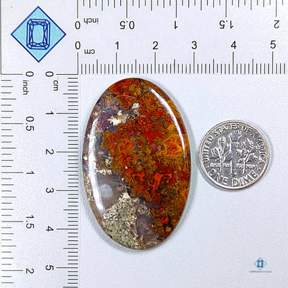 Indonesian Moss Agate Oval Cabochons