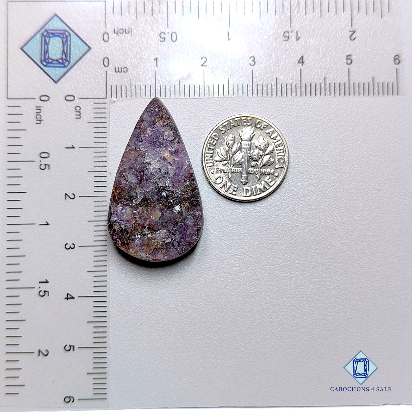 Iolite-Pear-Druzy