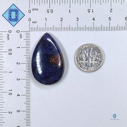 Iolite Pear Cabochons