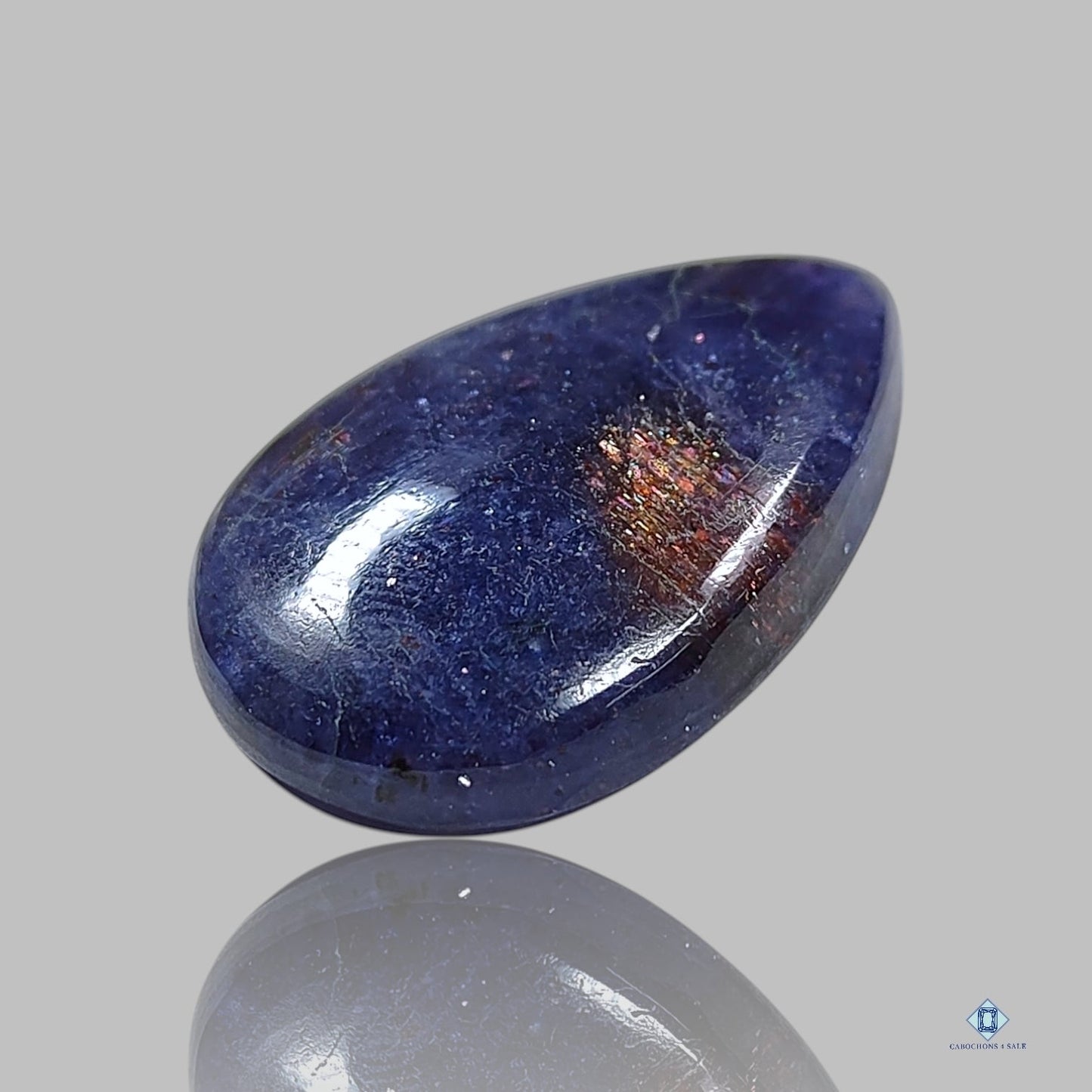 Iolite Pear Cabochons