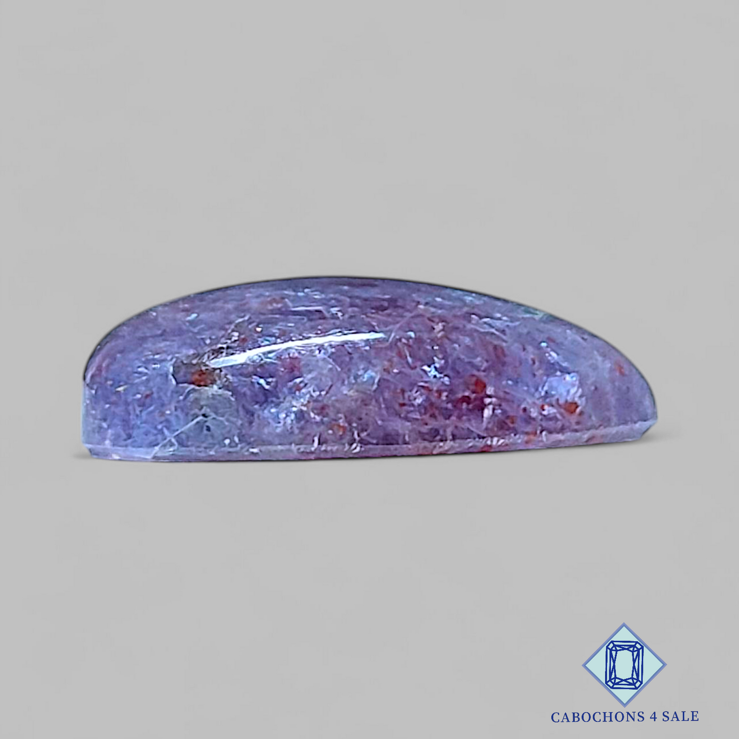 Iolite Sunstone Heart Carvings