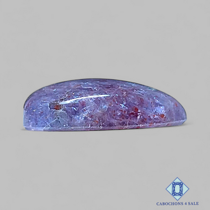 Iolite Sunstone Heart Carvings