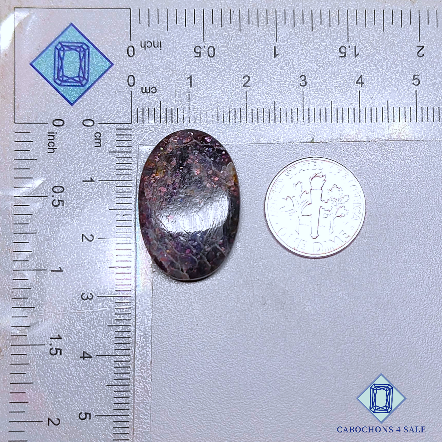 Iolite Sunstone Oval Cabochons