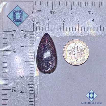 Iolite Sunstone Pear Cabochons