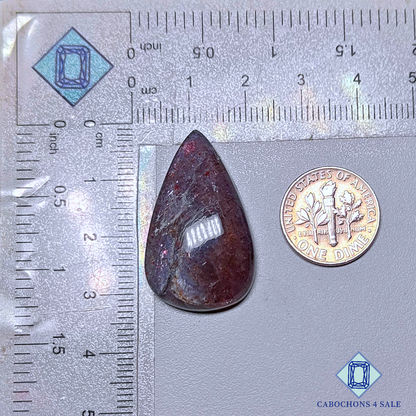 Iolite Sunstone Pear Cabochons