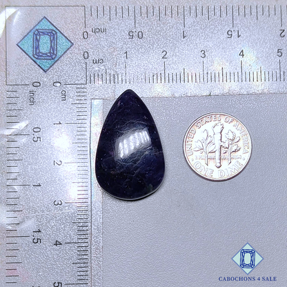 Iolite Sunstone Pear Cabochons