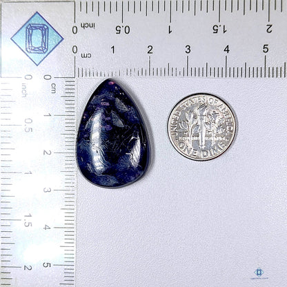 Iolite Sunstone Pear Cabochons