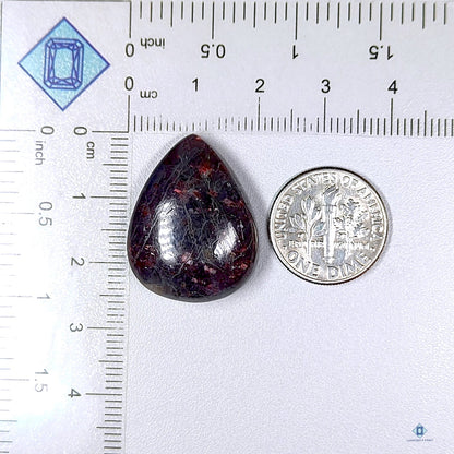 Iolite Sunstone Pear Cabochons