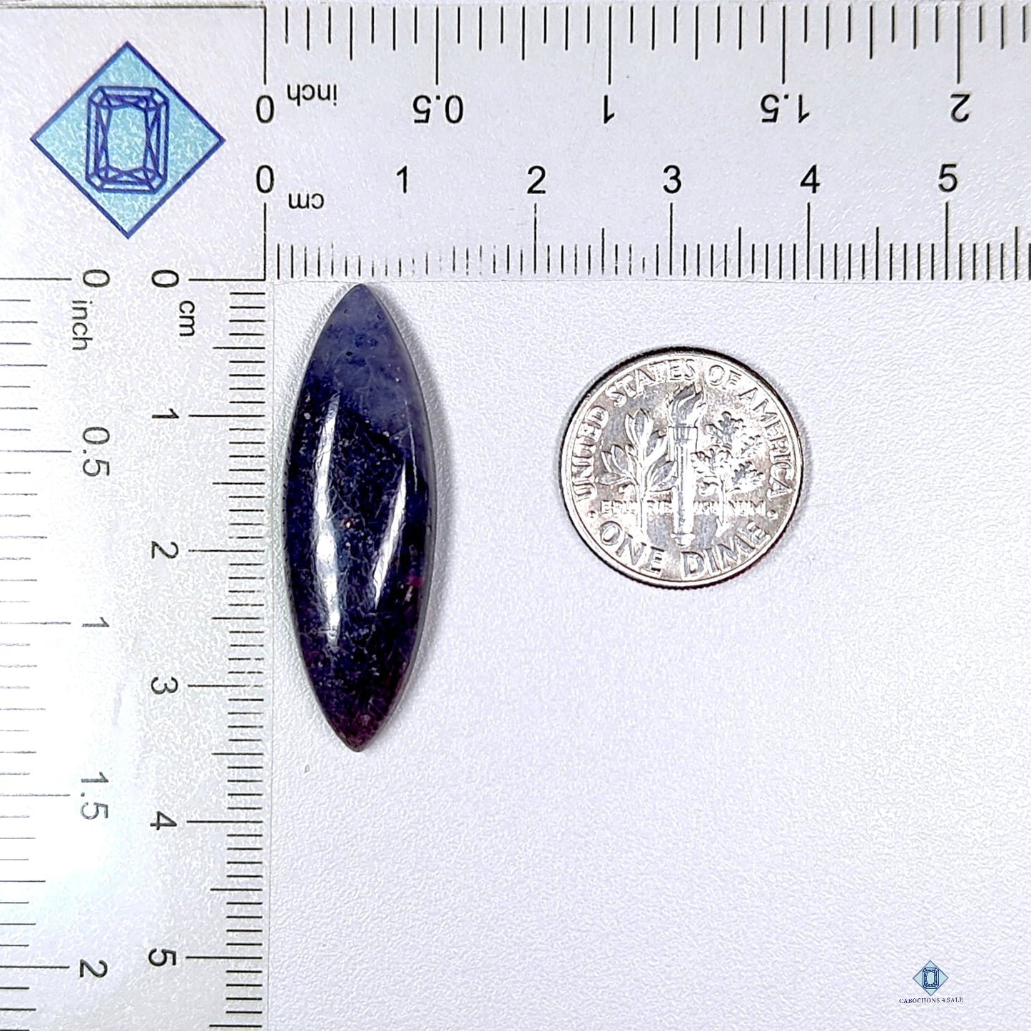 Iolite Sunstone Marquise Cabochons