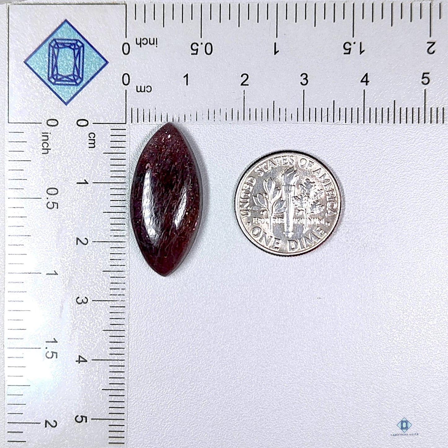 Iolite Sunstone Marquise Cabochons