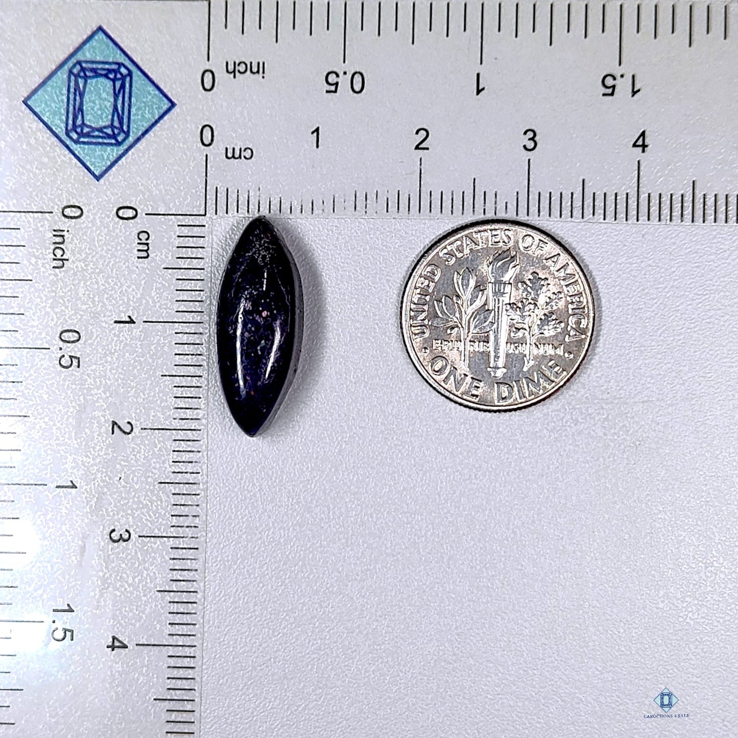 Iolite Sunstone Marquise Cabochons