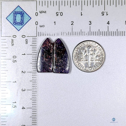 Iolite Sunstone Fancy Pairs