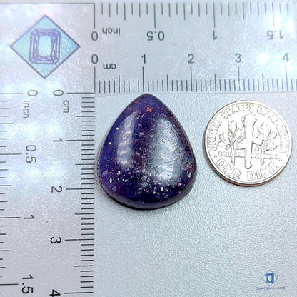 Iolite Sunstone Pear Cabochons