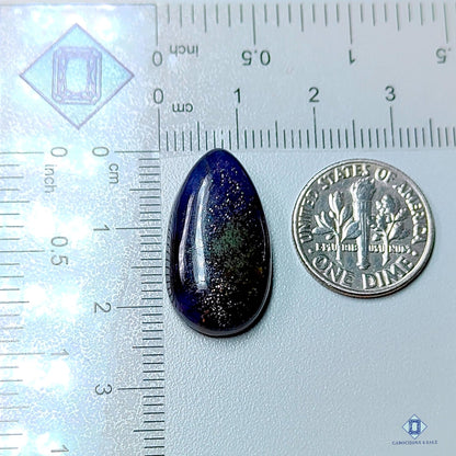 Iolite Sunstone Pear Cabochons