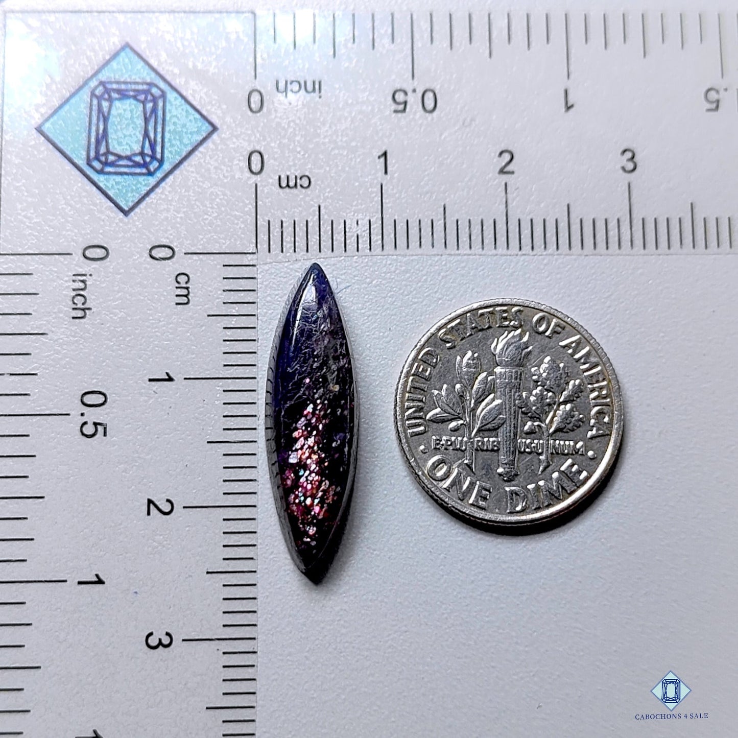 Iolite Sunstone Marquise Cabochons