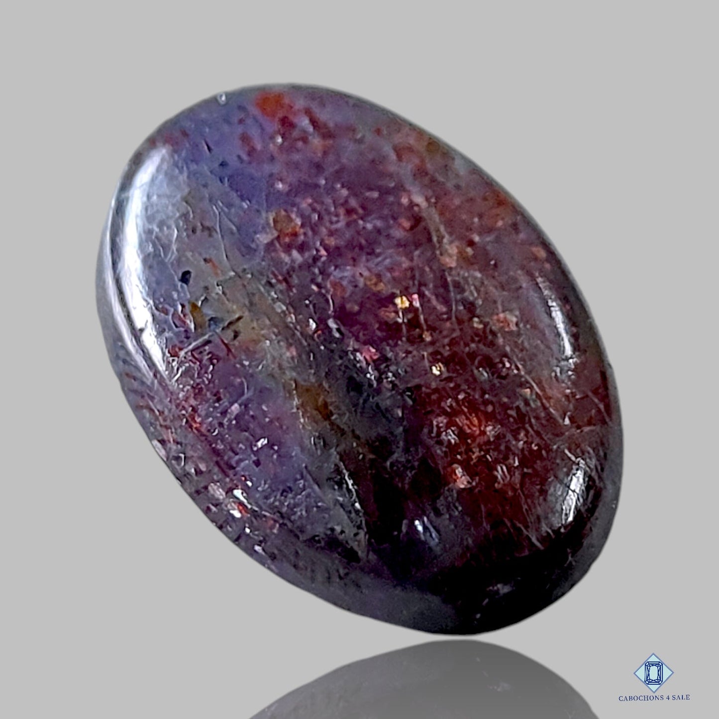 Iolite Sunstone Oval Cabochons