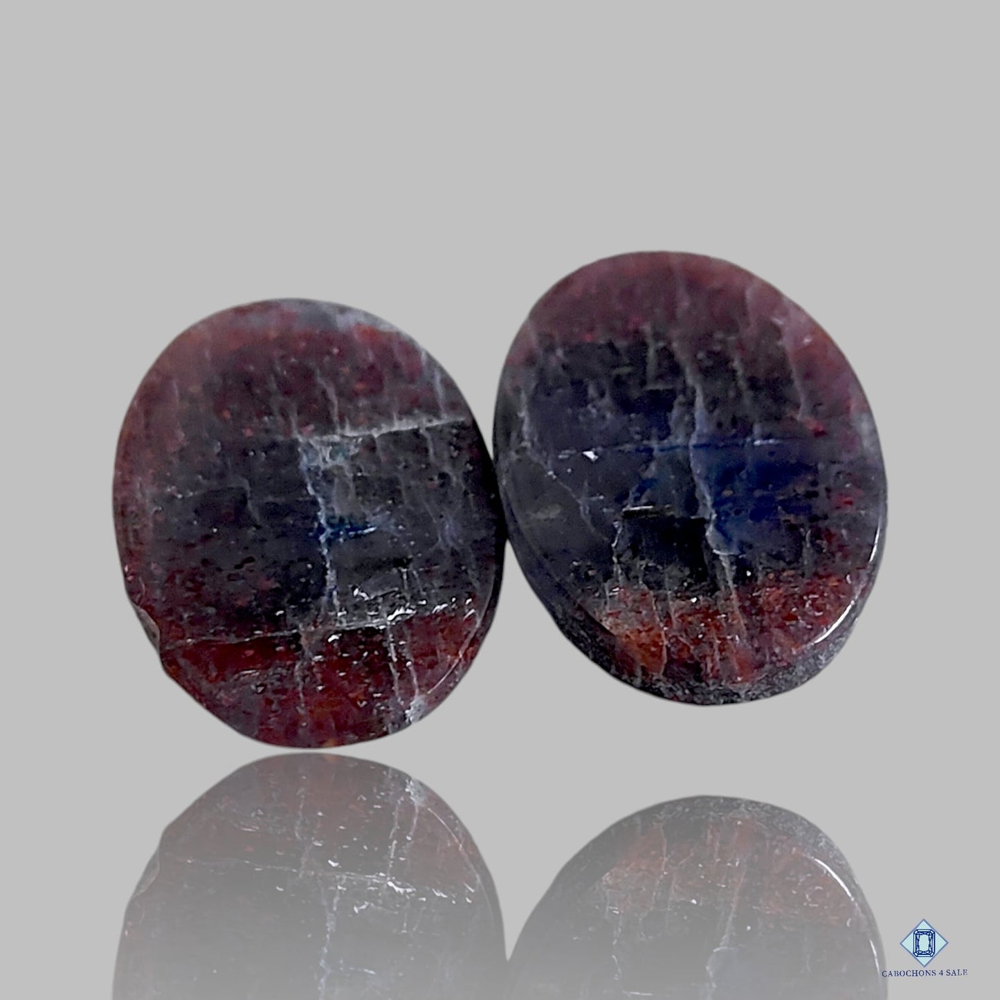 Iolite Sunstone Oval Pairs