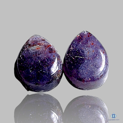 Iolite Sunstone Pear Pairs