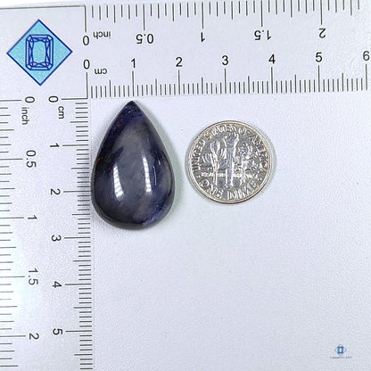 Iolite Sunstone Pear Cabochons