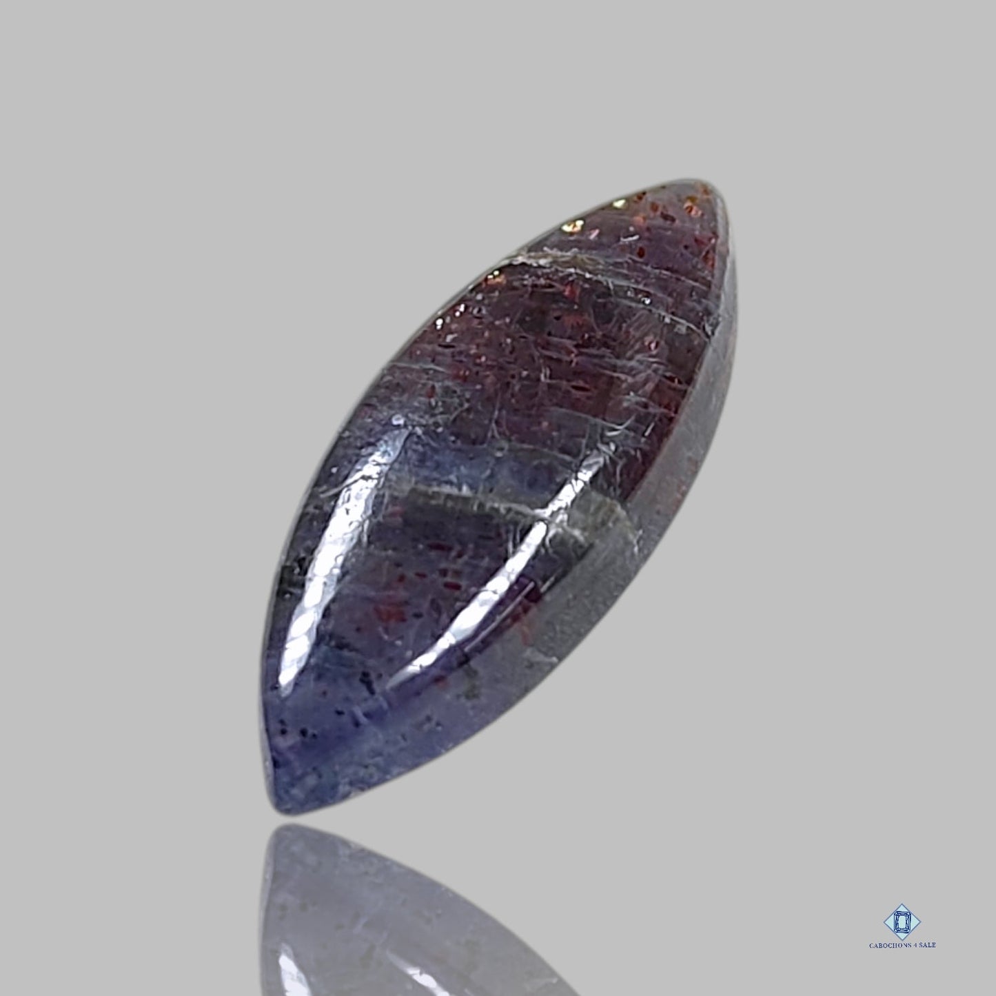 Iolite Sunstone Marquise Cabochons