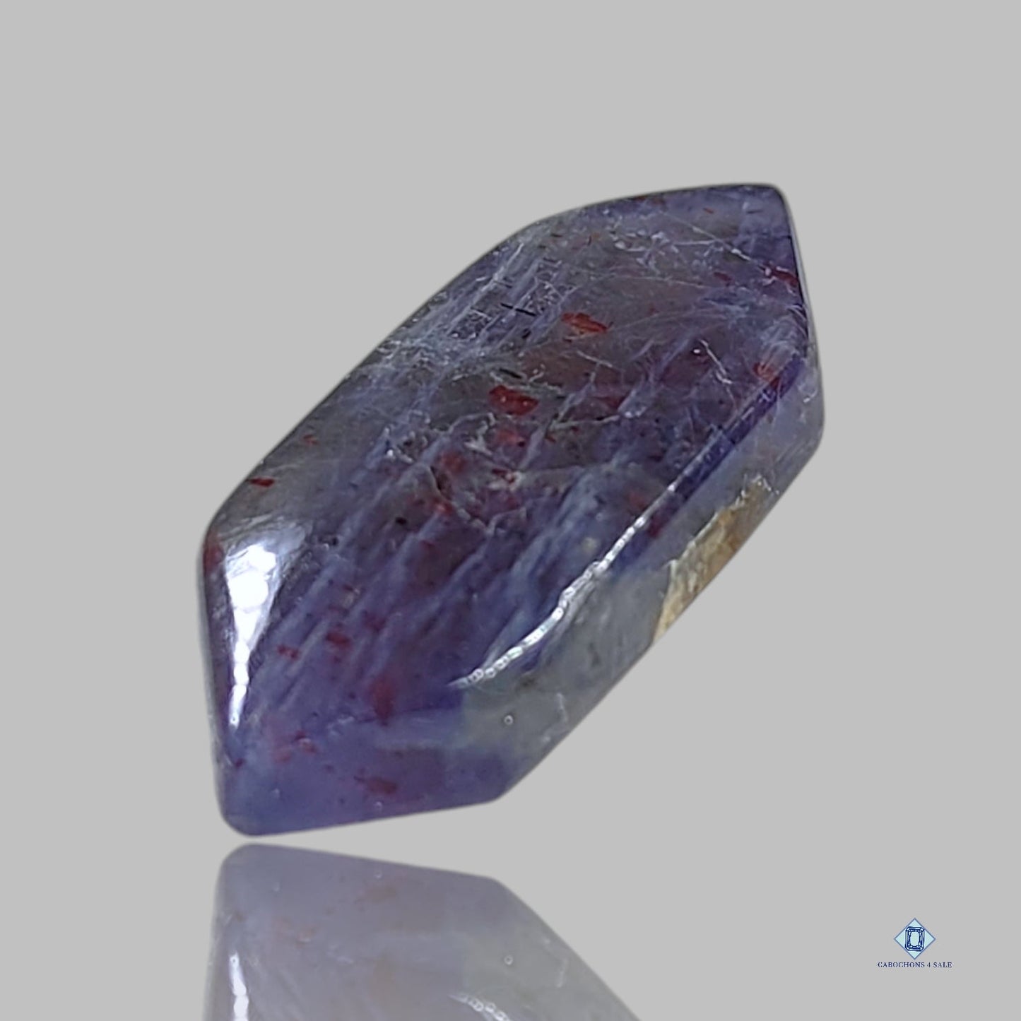 Iolite Sunstone Hexagon Cabochons