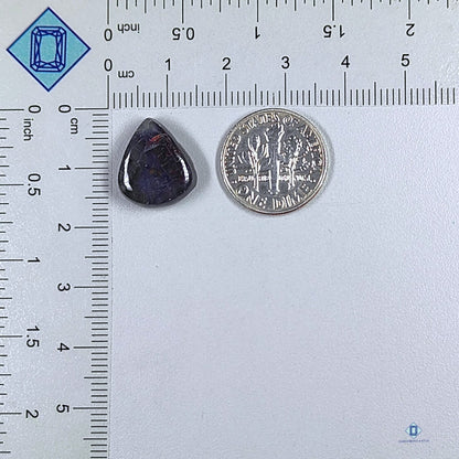 Iolite Sunstone Pear Cabochons